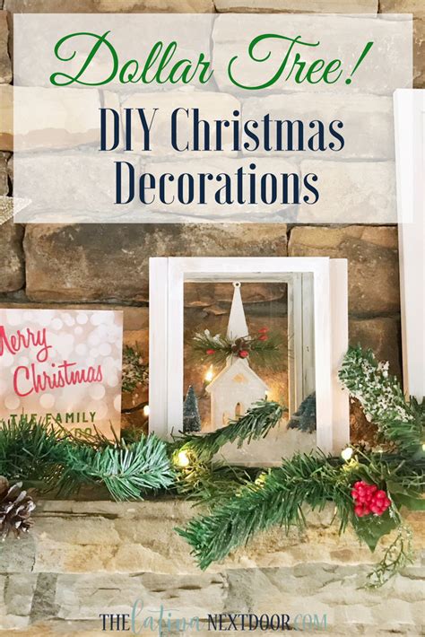 diy christmas decorations  dollar tree products
