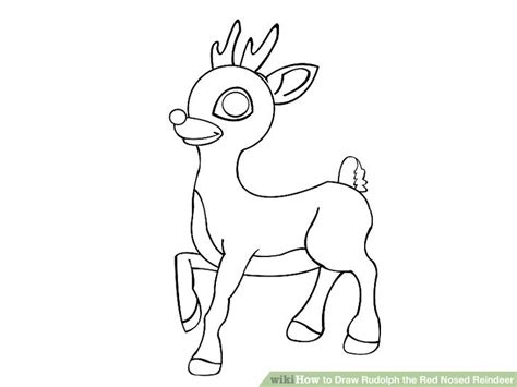Easy Reindeer Drawing At Getdrawings Free Download