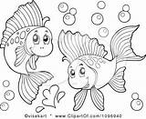 Clipart Underwater Adult Fish Coloring Clipartof Clipground sketch template