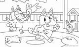 Bluey Coloring Pages Puppet Xcolorings Play sketch template