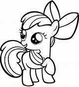 Pony Coloring Little Pages Baby Getcolorings Color sketch template