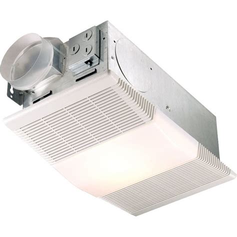 nutone rp white  cfm  sone ceiling mounted hvi certified bath fan  heater  light