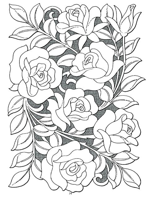 rose coloring pages flower coloring pages heart coloring pages