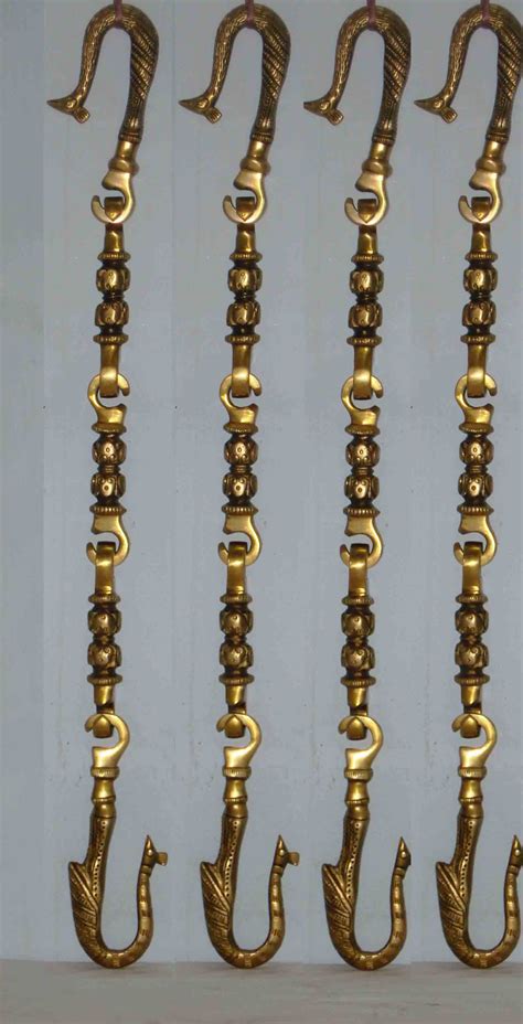 brass metal swing chain set flowers design buy chain  figure