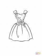 Coloring Pages Wedding Dress Printable Dresses Getcolorings Getdrawings Print Colorings sketch template