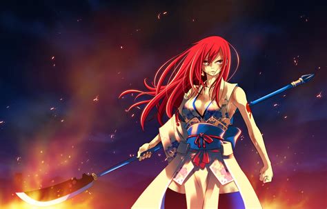 erza scarlet fairy tail wallpapers top  erza scarlet fairy tail
