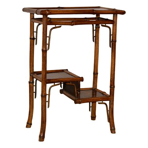 19th century english bamboo side table at 1stdibs