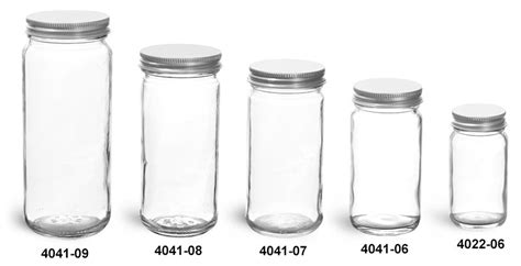 Sks Bottle And Packaging Clear Glass Jars Clear Glass Paragon Jars W
