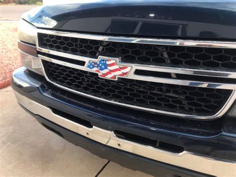 American Flag Chevy Emblem