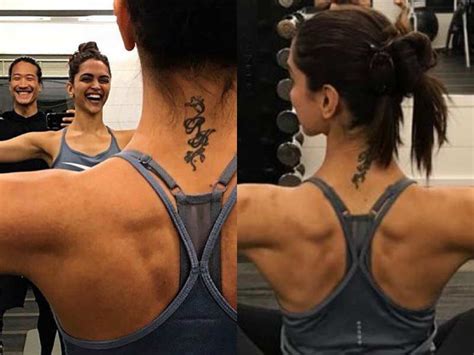 the glimpse of deepika padukone flexing and flaunting her toned biceps