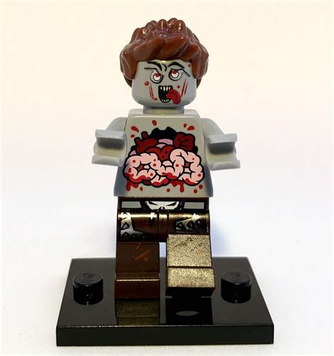 custom lego zombie with exposed guts and organs the walking dead apocalypse ebay lego