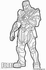 Thanos Gauntlet Hulk Avengers Bambi Infinity Royale Peely Agent Saison Coloriages sketch template