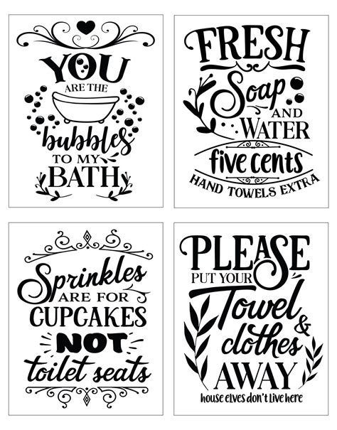 printable bathroom phrases printable templates