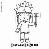 Colorear Indio Coloring Childrencoloring Colorful sketch template