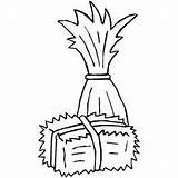 Coloring Haystack Clipart Drawing Hay Bale Designlooter Clip 300px 72kb Getdrawings Clipground sketch template