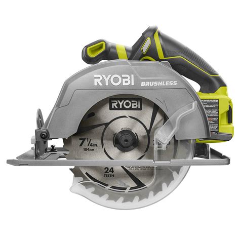 ryobi  volt  cordless brushless    circular  tool