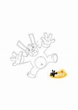 Rekkit Lapin Farfelu Coloriage Coloriages Imprime Partage Télécharge sketch template