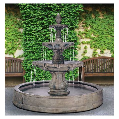 outdoor fountains patio garden water fountains page  lamps