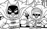 Coloring Lego Pages Dc Super Heroes Batman Universe Related sketch template