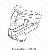 Staple Remover Clipart Clipground Vector Removers Line sketch template