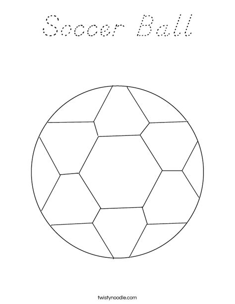 soccer ball coloring page dnealian twisty noodle