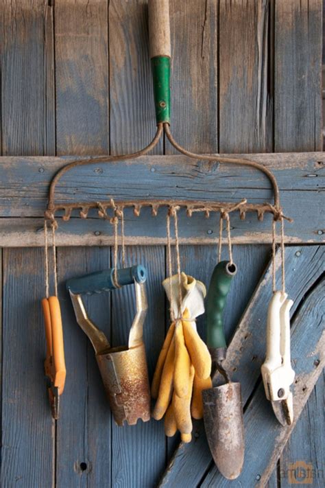 inspiring garden tool storage ideas