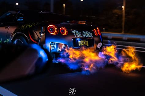 gtr flames fotos de carros esportivos carros velozes  furiosos  gtr