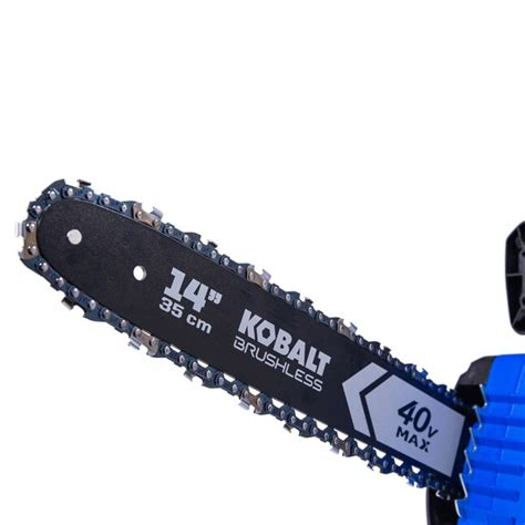 Kobalt Gen4 40 Volt 14 In Brushless Cordless Electric Chainsaw Ah Tool
