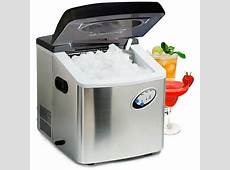 Stainless Steel Digital Countertop Ice Maker with 3 sizes of Ice Cubes