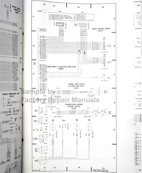 ford    truck bronco electrical wiring diagrams original factory repair manuals