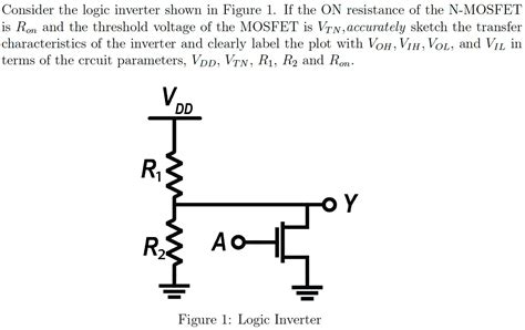 logic inverter shown  figure     resistance