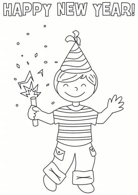 easy  print happy  year coloring pages tulamama