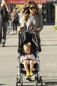 Sarah Jessica Parker Takes Her Twins For A Stroll In New
