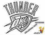 Coloring Pages Logo Basketball Nba State Thunder Celtics College Drawing Golden Bulls Boston Chicago Warriors Portland Oklahoma City Westbrook Russell sketch template