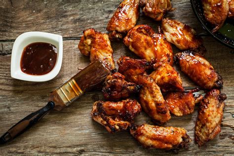 easy tropical rum grilled bbq chicken wings  bbqchiefs