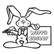 easter bunny coloring pages  toddler  love  color