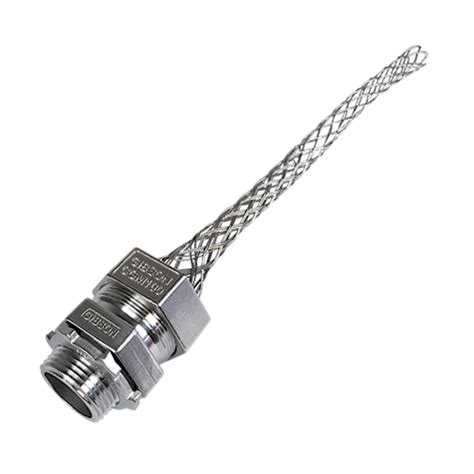 Stainless Steel Cord Grip Connectors With Mesh Gibson Stainless