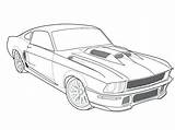 Coloring Dodge Pages Challenger Mustang Charger Ford Gt Muscle Drawing Cars Shelby Cobra Printable Car 1970 1969 Color Print Getdrawings sketch template