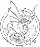 Dragon Coloring Pages Dragons Fire Printable Realistic Adult Adults Dover Haven Book Creative Breathing Kids Easy Publications Cool Print Color sketch template