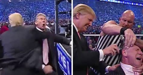 remember when president trump clotheslined wwe s vince mcmahon and