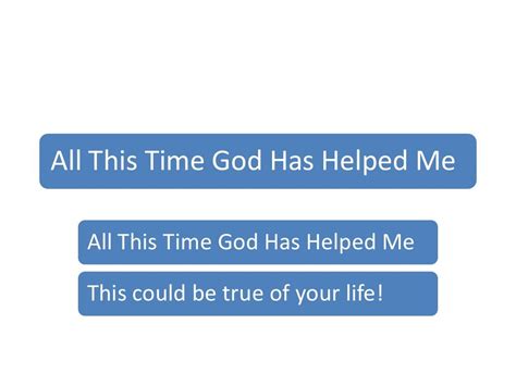 time god  helped    wooldridge  slideshare