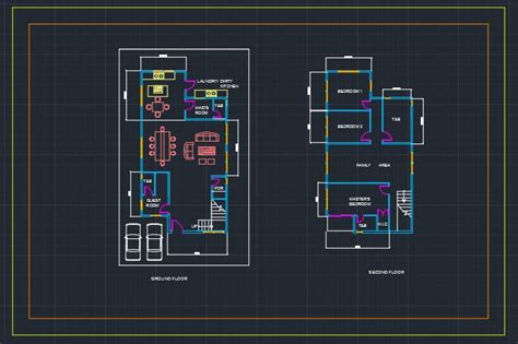 residential house plan cad files dwg files plans  details