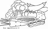 Mewarnai Sayuran Sketsa Anak Pilih Papan sketch template