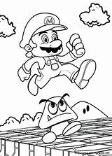 Coloring Odyssey Pages Super Mario Getdrawings sketch template