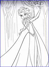 Elsa Castle Getcolorings sketch template