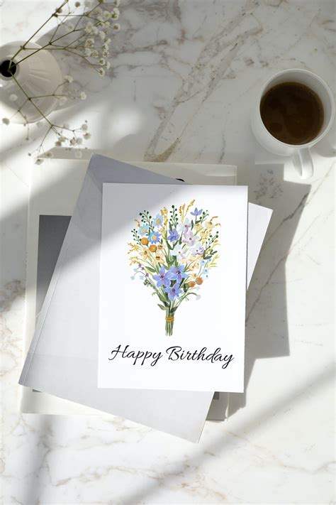 printable birthday card digital card printable card etsy