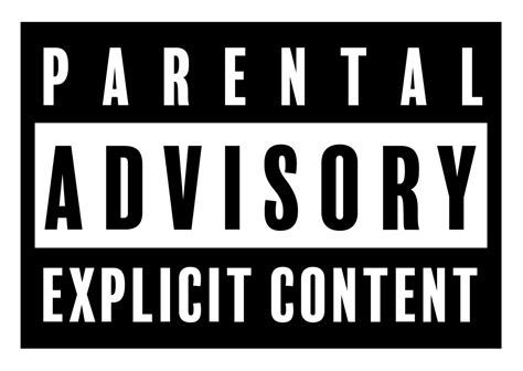 parental advisory explicit content transparent png  png  png format templatepocket