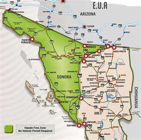 Mapa San Luis Rio Colorado Sonora