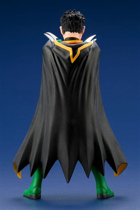 dc comics super sons robin and ace the bat hound 2 pack artfx statues figure kotobukiya