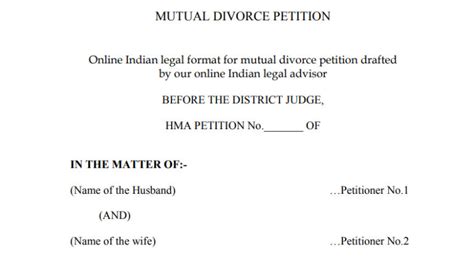 hindu divorce application form  india   archives